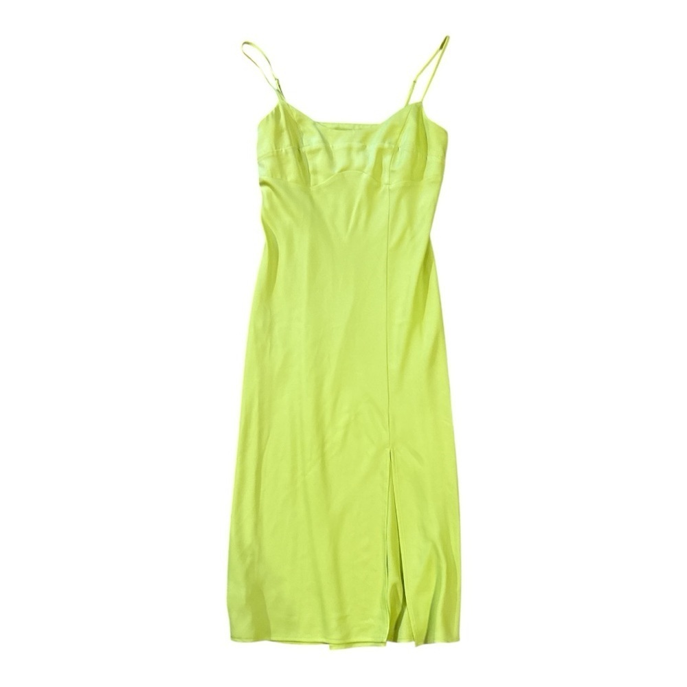 A NEW DAY Lime Green Spaghetti Strap Dress